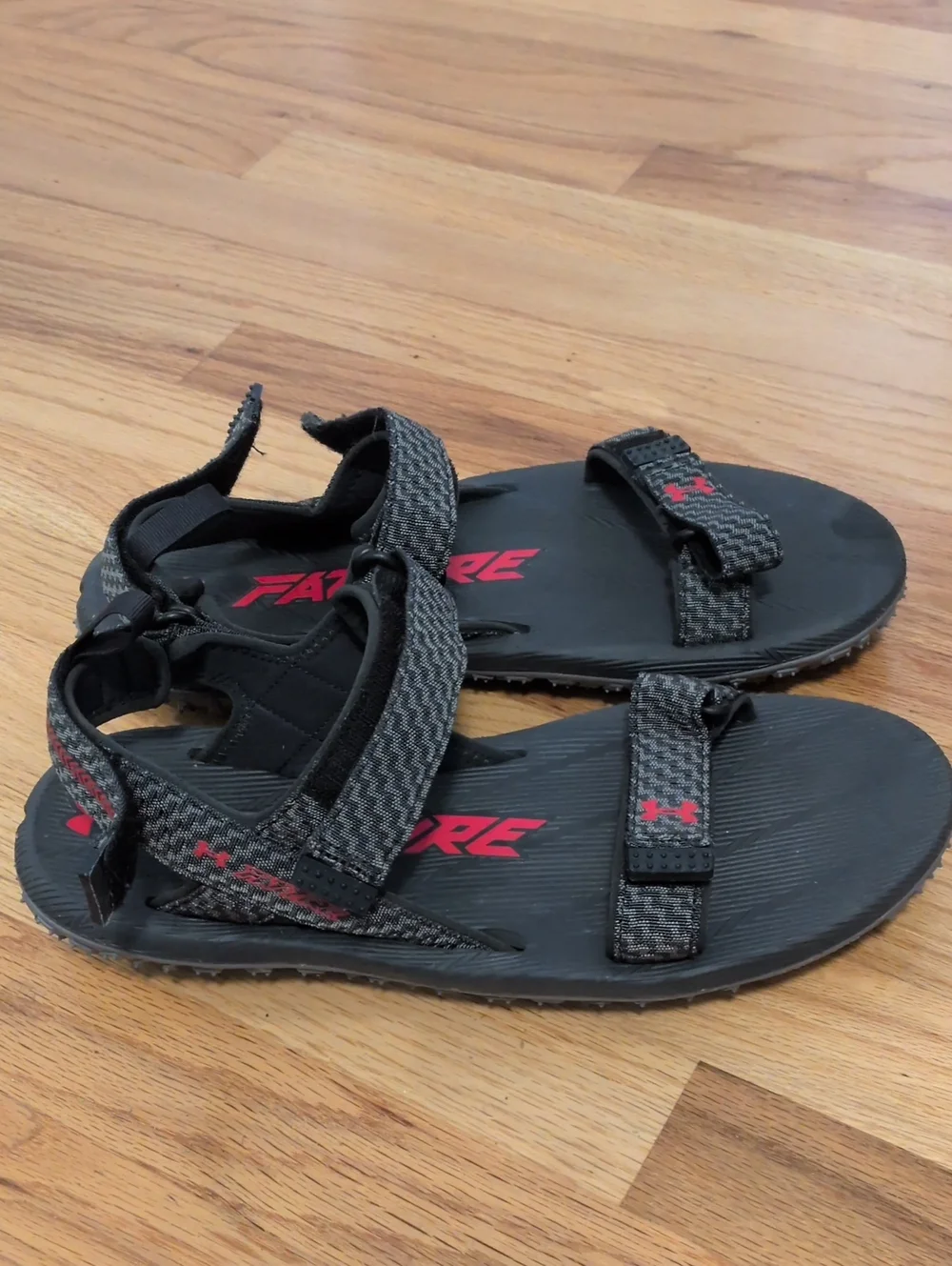 Under Armour black red